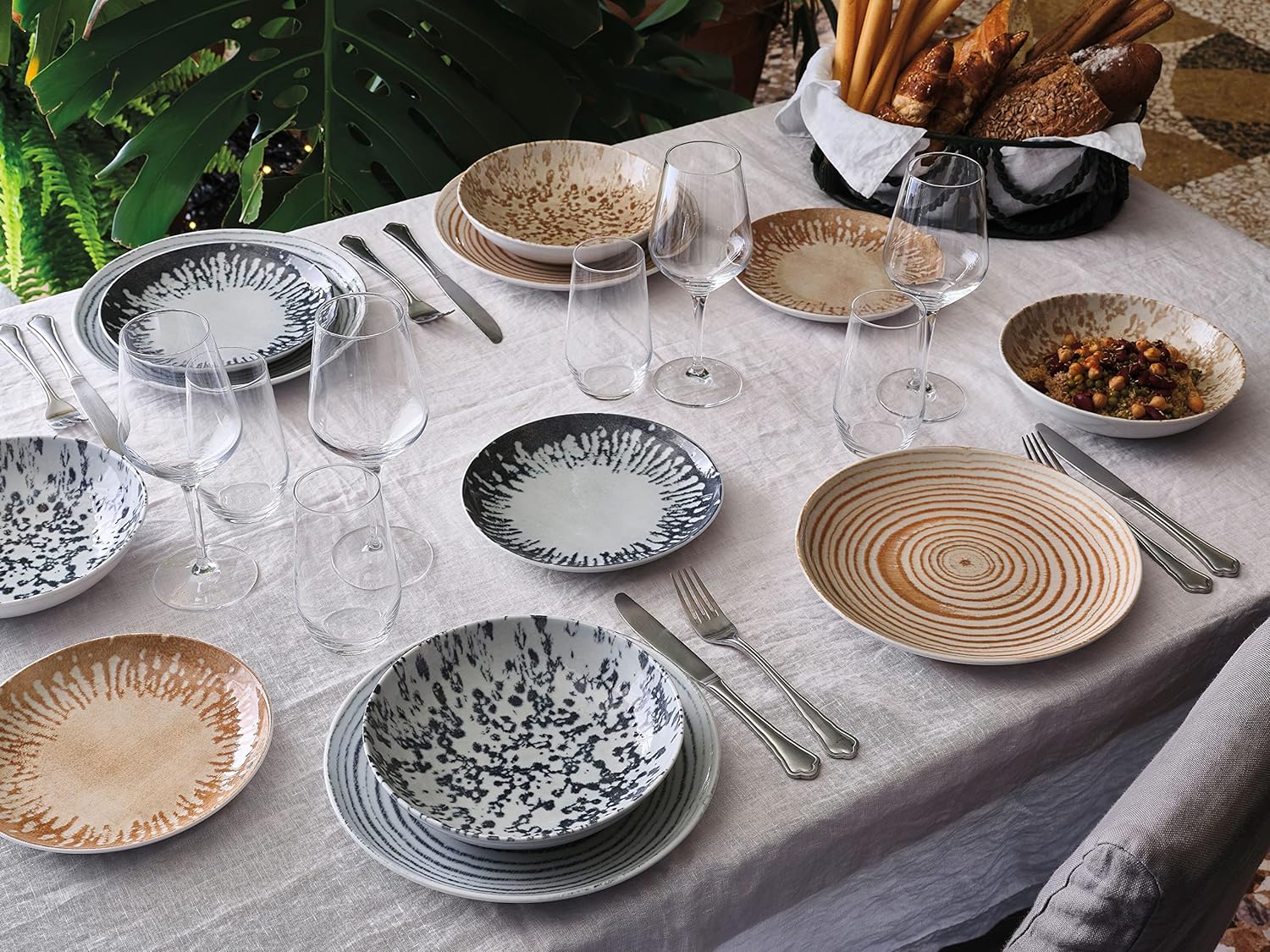 Tognana Table Set 18pcs Coupe GOBLIN Italy